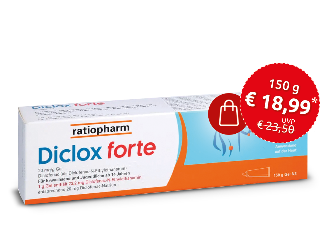 DICLOX forte 20 mg/g Gel 150 g