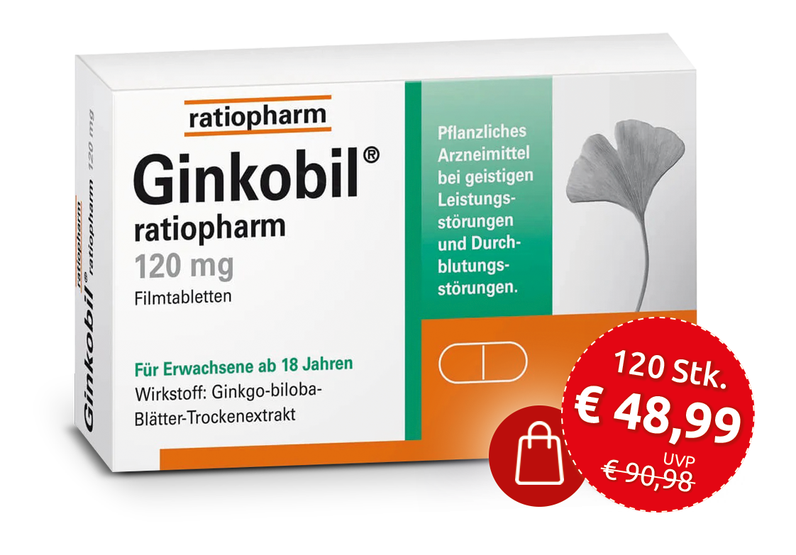 GINKOBIL-ratiopharm 120 mg Filmtabletten 120 St