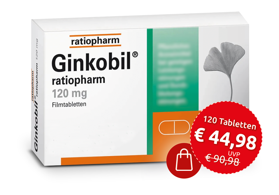 Ginkobil ratiopharm 120 mg 120 Filmtabletten